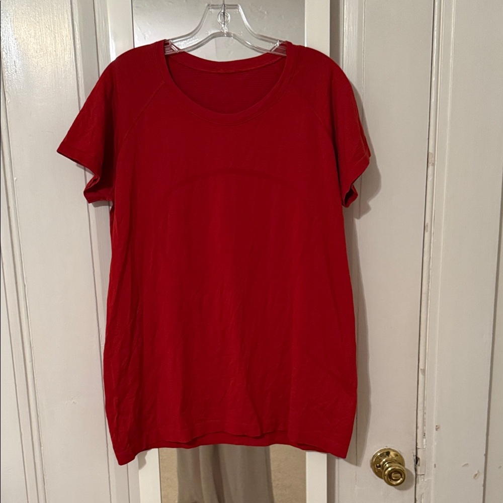 Lululemon Red Swifty Tech Tee